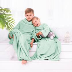 DecoKing Takaró Lazykids mentazöld sima klasszikus 90x105 DecoKing