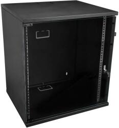 S-Link Rackszekrény - 12U 19" fali kivitel (540x530x400mm, összeszerelt, fehér) (36763)