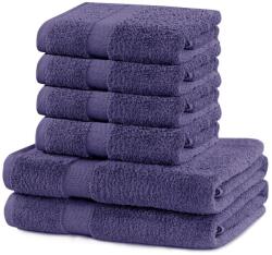 DecoKing Törölköző MARINA lila pamut 2*70x140+4*50x100 DecoKing
