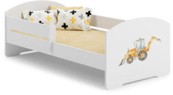 Kobi LUK gyermekágy 160x80 korlátos - Exkavátor