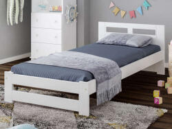 Komforttéka Magnat DMD10 Fenyő Ágykeret - Fehér - 90 cm