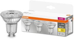 OSRAM Égő OSRAM® LED GU10 50 (ean8392) 36° 4, 3W/840 4000K MULTIPACK csom. 3 db, üveg, Star CLASSIC