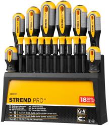 Strend Pro Csavarhúzó készlet Strend Pro SDX72-118, 18 részes, Torx + lapos + Phillips