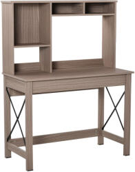 Homcom Íróasztal 4 polccal, Barna