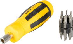Strend Pro Bit készlet Strend Pro SDX33-112, 13 részes, racsnis csavarhúzóval
