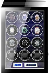 iUni - Luxus Óra Tekercselő - 12 Órás - Karbon