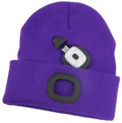  Sapka Strend Pro Albacore, lila L, 4x SMD LED, USB töltés