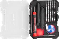 Strend Pro Premium Bit készlet Strend Pro Premium ComfortGrip DL134, 23 részes, csavarhúzóval, mobiltelefon javításhoz