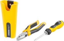 Strend Pro Készlet Strend Pro, csavarhúzó, kombinált fogó, tok, 3 részes készlet