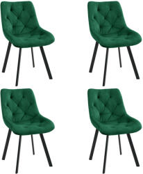 AKORD 033 Étkezőszék szett 4 db - zöld (4xCSJ.33-BG)
