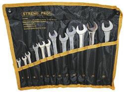 Strend Pro HR31584 csavarkulcs készlet, villás, 12 részes, Cr-V, 8-22 mm