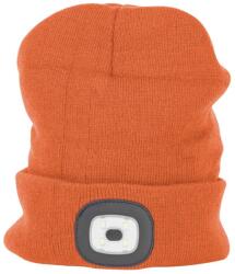  Sapka Strend Pro Albacore, narancssárga L, 4x SMD LED, USB töltés