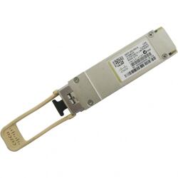 Cisco Transceiver Cisco QSFP 40GB QSFP-40G-SR4-S, 850 nm, Multi-Mode, DDM, 150 m, MTP/MPO (QSFP-40G-SR4-S=) - flax