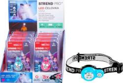 Strend Pro Fejlámpa Strend Pro Headlight, LED, 15 lm, mini, rózsaszín/kék, Sellbox 8 db