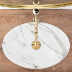 Rea Linda - Ovális Márvány Mosdó - 415x260 mm