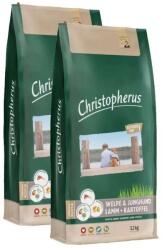 Christopherus Dog Puppy & Junior Grainfree Bárány és burgonya 2x12kg - pepita