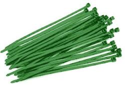 Strend Pro Kábelkötegelő Strend Pro CT66BG, 200x2, 5 mm, 50 db, zöld, nylon, rögzítő