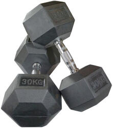 Zoco Body Fit Szett 2db súlyzó (2x30)kg, Zoco Body Fit YL002, összsúly 60kg, fekete (ZCB-YL002-60)