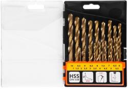 Strend Pro Fúrókészlet Strend Pro FD032, 19 részes TiN HSS, fémhez