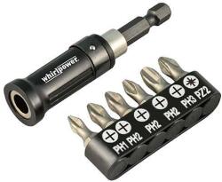 WHIRLPOWER Bit készlet Whirlpower® 96-7107, 7 részes, gipszkartonhoz