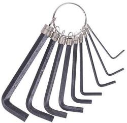 Strend Pro HK0041 csavarkulcs készlet, 9 részes, 1, 5-10 mm, hatlapfejű, csőkulcs