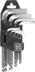 Strend Pro Kulcs készlet Strend Pro HK0044, 9 részes, Hex S1, gömbfejes Imbusz