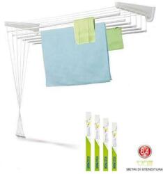 CASABRIKO 67915 fali ruhaszárító, 140 cm széles, 8, 4 méter szárítóhuzallal, Roma (67915) Ruhaszárító