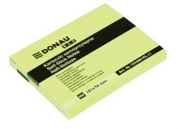 DONAU Blocul autocolant, 101x76mm, 100 de coli, DONAU "ECO", galben 7594001PL-11 (7594001PL-11)