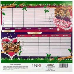  Bagolyos Kétoldalas Hetes Óraterv