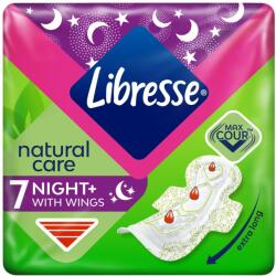 Libresse Natural Care Night+ szárnyas éjszakai egészségügyi Betét 7db (9207)