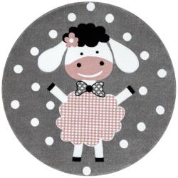  Szőnyeg kerek TINIES DOLLY szürke r120