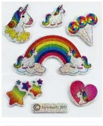  Unikornis matricaív 8cmX7cm (80419)