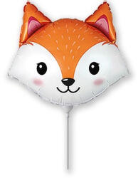 Fólia lufi, mini forma, Róka fej