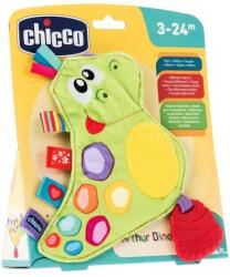 Chicco Arthur dínó textil csörgő-rágóka textil bébijáték (CH00789400)
