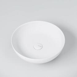 MARMY SOLIGO D40x11 öntött márvány mosdó, FÉNYES FEHÉR 30 1000 04 10 10 (30 1000 04 10 10)