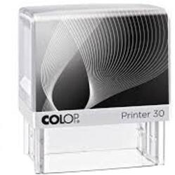 COLOP Bélyegző COLOP Printer IQ30 fekete ház kék párnával BE01463060 (BE01463060)