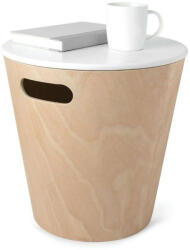 Umbra Woodrow Fa Tárolóasztal Fehér (1009760-668)