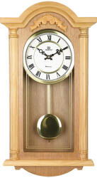 Merion ingás natúr színű fa falióra