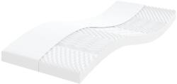 vidaXL fehér 7 zónás 20 ILD keménységű habmatrac 80 x 200 cm 4 kg (356349)