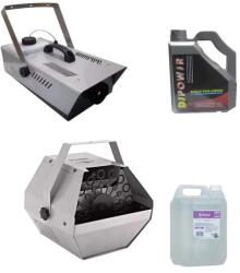  IdeallStore - Füst- és Buborék Gép Szett - 1200W/60W