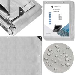 2x4m Vízálló Ponyva - 210g/m2, Szürke, UV Védelemmel (SPRI-GA2149)
