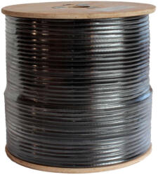  RG6 Trishield Koax Kábel - 305m (RG6T60HCU-E-B)