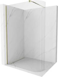 Mexen Kioto Walk-In Zuhanyfal - 110x200 cm - 8 mm Üveg - Arany (5905315200617)