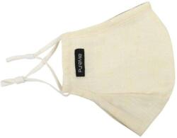 PureMe Maszk, Újrafelhasználható, Állítható füllel, Vászon, 2db N95 szűrővel a csomagban, krém (PUREME-LN-Cream) - pepita