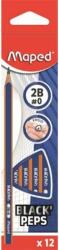 Maped Black' Peps 2B Grafitceruza - 12 db