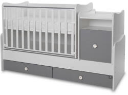 Lorelli Trend PLUS kombi ágy 70x165 - White Stone Grey ÚJ