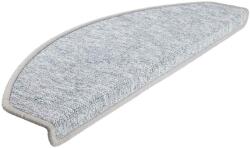 vidaXL 30 db világosszürke lépcsőszőnyeg 65x24x4 cm 3365752 (3365752)