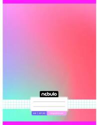 Nebulo Caiet A4 cu pătrățele, model Monochrome și Gradient I. , diverse stiluri (NR MGM 1 A4)
