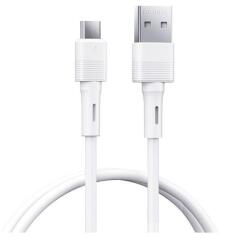 REMAX LEYA cablu de date (USB - microUSB, 2.4A, încărcător rapid, 100cm) ALB (RC-C093 M-W)