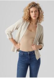 Vero Moda Elegáns női kabát VERO MODA, 181540, Viskóz, L INTL, Világos bézs (181540)